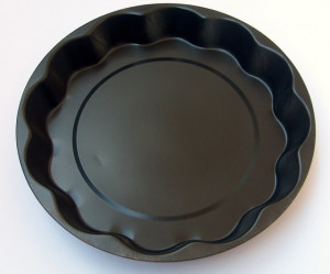 Teglia tonda bordo a onda diametro 30 cm.