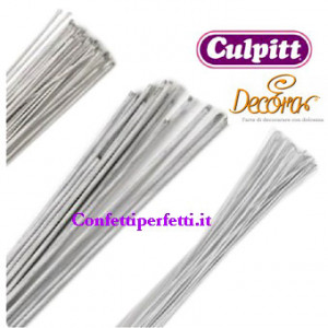 Bianchi. Fili o Steli Wire Bianco per Fiori. Da 18 a 30 Gauge