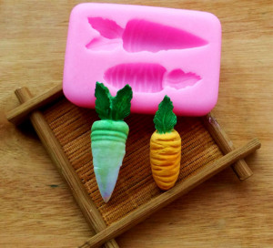 Carota. Stampo in silicone