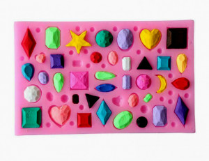 Diamanti e Gemme. Stampo in Silicone