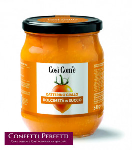 Dolcimetà. Datterino Giallo intero in succo. 540 gr. Così Com'è
