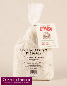 Farina di SEGALE BIANCA INTEGRALE Bio. 1 kg. Mulino Marino