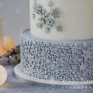 Fiocco di Neve. Grande Stampo in silicone. Karen Davies