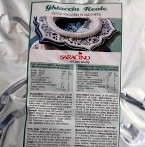 Ghiaccia Reale Saracino. 500 gr. Senza Glutine