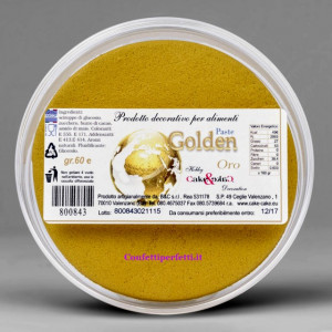 Golden Paste la 1° Pasta di zucchero Perlescente al mondo x Modelling, in Oro Argento e Perla.Senza Glutine.