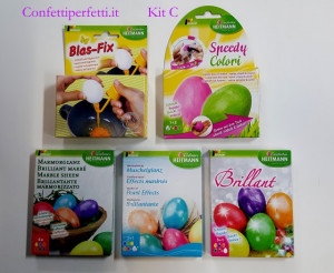 Kit C. Coloranti per Uova di Pasqua