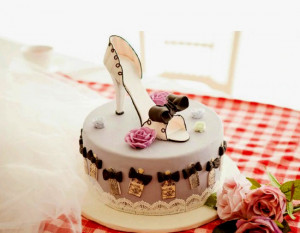 Kit Scarpa con Tacco Alto Cake Structure High Heel Shoe.