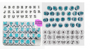 Lettere Maiuscole Minuscole Espulsione. 2 Set di 52 lettere