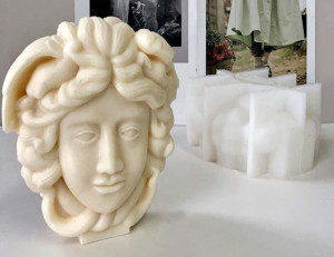 Medusa Versace in 4 misure. Grande stampo di 18 - 12.5 - 7 oppure 4 cm in silicone
