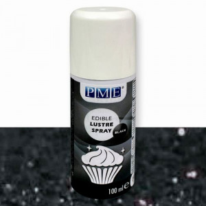 NERO. Spray Brillante e Perlescente Alimentare. PME