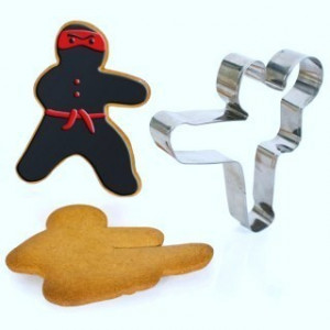 Ninja go. Set di 3 Stampi Tagliapasta in metallo.