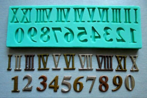 Numeri Romani. Fantastico Stampo in silicone