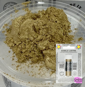 Oro Antico Perlescente. Colorante concentrato in polvere. Sugarflair