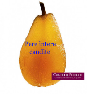 Pere intere candite. 200 gr. Agrimontana