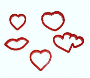 Sexy labbra e Cuore. Tagliapasta