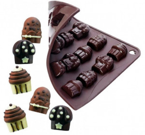Stampo in Silicone Cioccolatini e Cupcakes