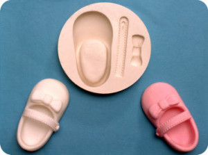 Stampo in silicone per realizzare 1 scarpa Bimbo/a
