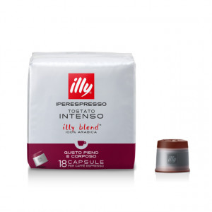 Tostato Intenso. Illy IperEspresso. 18 Capsule