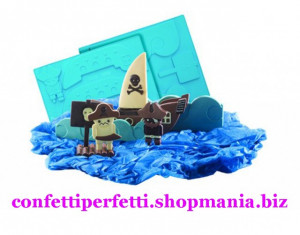 Vascello Pirati Stampo in Silicone componibile.