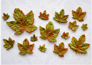 13 Foglie piccole. Stampo in silicone