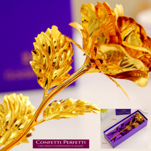 24 Carati Rosa D'oro in elegante scatola regalo