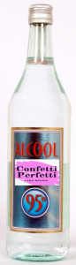 Alcool puro 95 ° adatto all'uso nei prodotti alimentari e per Fiori. 35 ml
