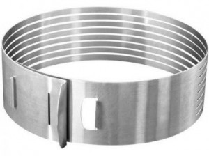 Anello Taglia torta cornice regolabile in acciaio