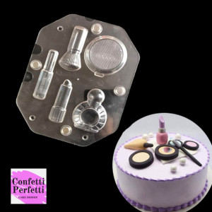 Barbie. Rossetto Profumo Cipria. Grande doppio Stampo Makeup