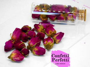 Boccioli di Rosa edibili interi essiccati. Anche per decorazioni