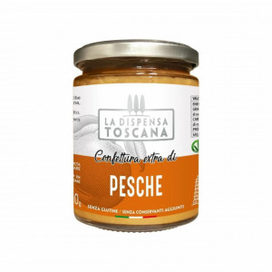 Confettura Extra di Pesche. 320 gr. La Dispensa Toscana