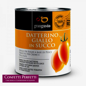 Datterino Giallo in succo. 800 gr. GranGusto Linea Professional