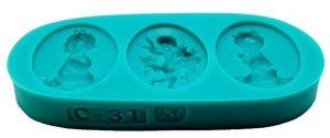 Diadema e Camei Bambini.Stampo in silicone