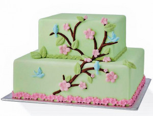 Fiori Uccellini e Rami. Stampo in silicone con 15 motivi decorativi.