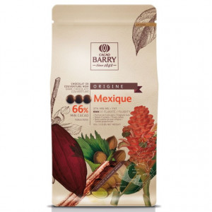 Messico. Cacao Barry Chocolate Callets. Mexique Dark 66%
