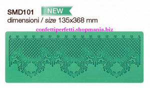 Nuovissima Greca in silicone per decoro Linea Magic Decor SMD101 Pavoni.