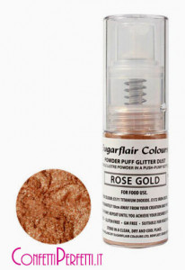 Oro Rosa. Colorante Spray in polvere. Pump Spray Glitter. Sugarflair