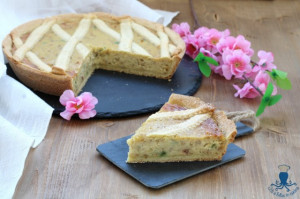 Pastiera. Teglia Ruoto in alluminio.