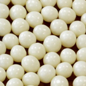 Perline di riso e frumento coperte di Cioccolato Bianco. CRUNCHY BEADS