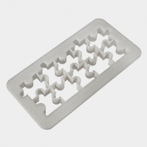 Puzzle. Set di 3 Multi Tagliapasta Geometrici. 
