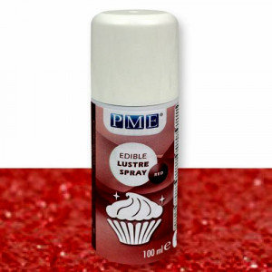 ROSSO.Spray Brillante e Perlescente Alimentare. PME
