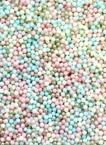 Sprinkle Glitter di Zucchero. Perle sfumate Rosa e Celeste. Pink and Blue.100 gr.