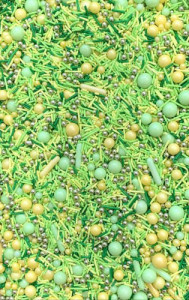 Sprinkle Glitter di Zucchero. Raggi e Perle di Primavera. Spring Time. 100 gr.