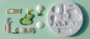 Stampo in silicone attrezzi per il Golf.