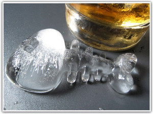 Stampo in silicone di lische di pesce.