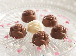 Stampo in silicone di Rose mignon.