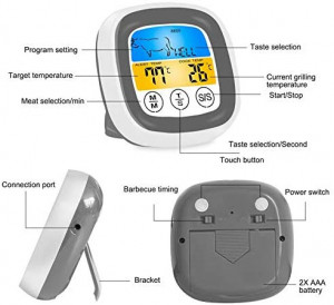 Termometro Bluetooth con Sonda e controllo digitale per il cake design