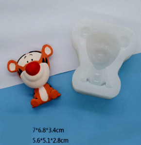 Tigro di Winnie The Pooh. Stampo 3D in silicone