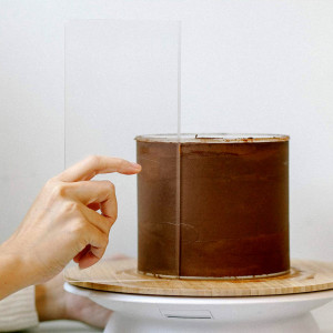 30.5 x 12.7 cm. Grande Spatola per lisciare trasparente in Plexiglass