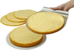 Anello Taglia torta cornice regolabile in acciaio inox per torte 