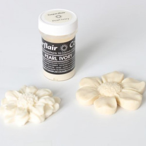 Avorio Perlato. Linea Pastello. Colorante in Gel concentrato. Pearl Ivory.Sugarflair